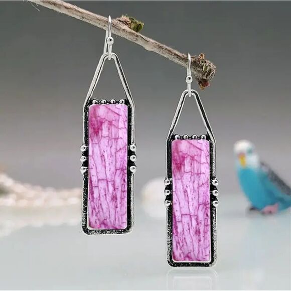 Boho retro style earrings - Picture 5 of 9